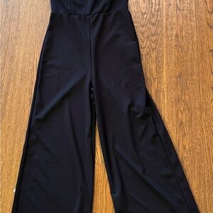 Lulu's Black Wide-Leg Jumpsuit